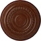 Ekena Millwork Oldham Ceiling Medallion (Fits Canopies up to 8 5/8"), 18"OD x 1 1/4"P, Burnished Mahogany Crackle CM18OLBMC - alternate 1